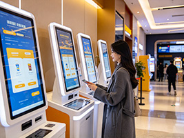 一体式整合型桌面扫码方案：自助终端与收银台固定式二维码读取平台